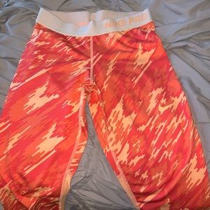 nike pro leggings, cropped, size L in kids